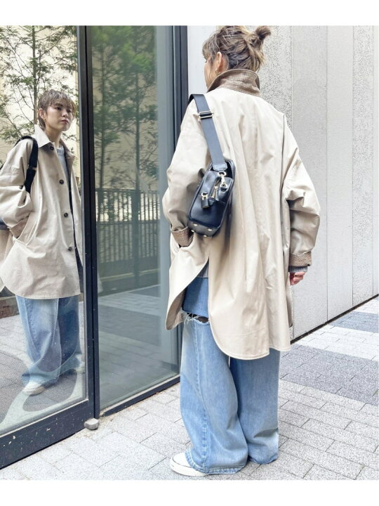 楽天市場】【SALE／30%OFF】リバーシブルポンチョトレンチコート Spick 