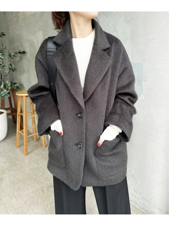 楽天市場】【SALE／30%OFF】シャギージャケットコート Spick & Span  