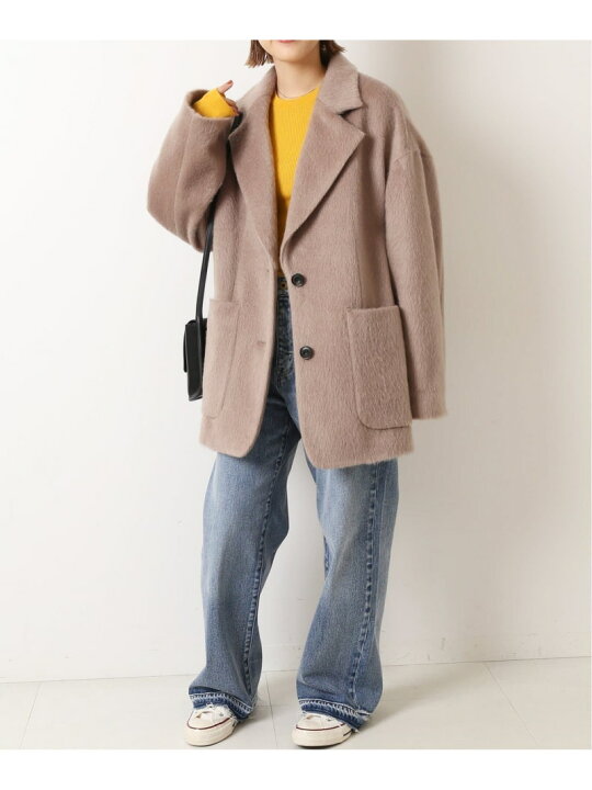 楽天市場】【SALE／30%OFF】シャギージャケットコート Spick & Span 