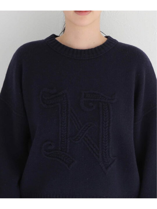 楽天市場】【SALE／30%OFF】Nロゴ刺繍ニットプルオーバー NOBLE 