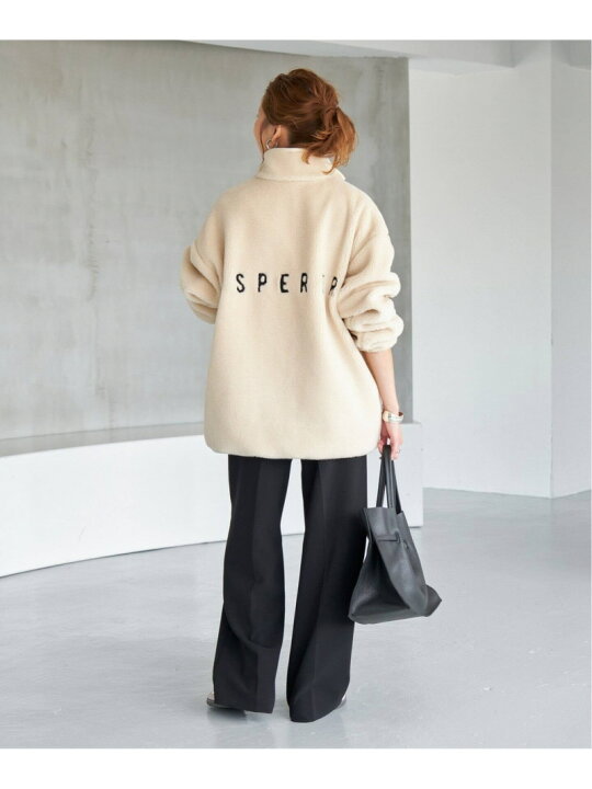 楽天市場】《追加》バックロゴボアブルゾン Spick & Span スピック 