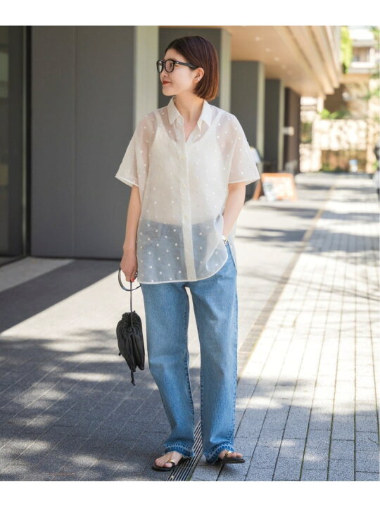 楽天市場】【SALE／30%OFF】シアードットサークルシャツ Spick & Span 