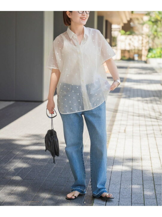 楽天市場】【SALE／30%OFF】シアードットサークルシャツ Spick & Span 