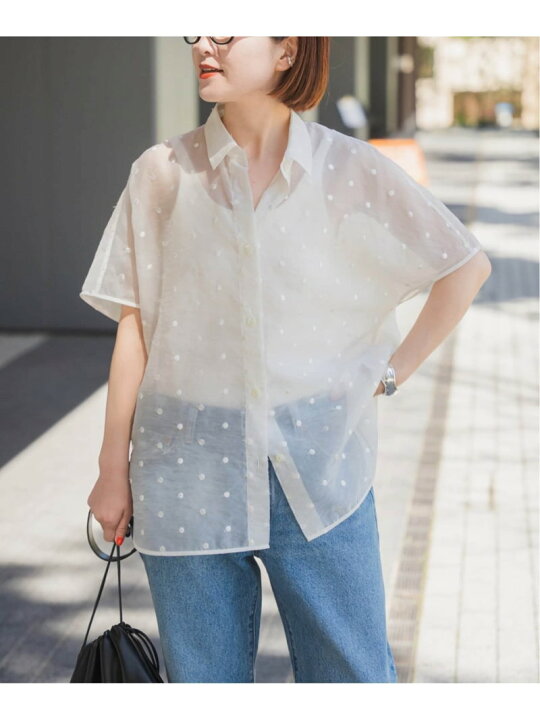 楽天市場】【SALE／30%OFF】シアードットサークルシャツ Spick & Span 