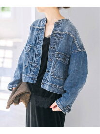 《WEB限定 / 予約》5 1/2 2ND-LINE CROP ジャケット Spick & Span スピックアンドスパン ジャケット・アウター デニムジャケット ブルー【先行予約】*【送料無料】[Rakuten Fashion]