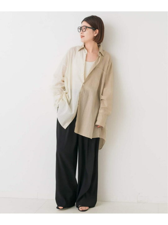 楽天市場】【SALE／30%OFF】コットンリネンロングシャツ Spick & Span 