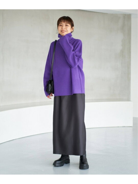 楽天市場】【SALE／30%OFF】ウールカシミヤ タートルネックプル 