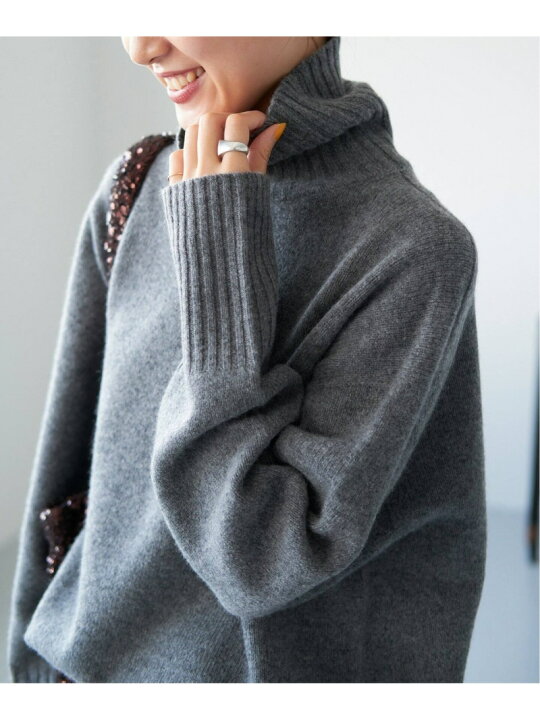 楽天市場】【SALE／30%OFF】ウールカシミヤ タートルネックプル 