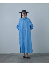 BIG Shirt Dress / ビッグシャツドレス CALMER スピックアンドスパン ワンピース・ドレス シャツワンピース ブルー【送料無料】[Rakuten Fashion]