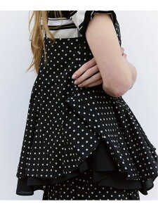 �s�ꕔ�X��+WEB����tGlyph Polka dot Camisole Glyph �X�s�b�N�A���h�X�p�� �g�b�v�X �L���~�\�[�� �u���b�N�y���������z[Rakuten Fashion]