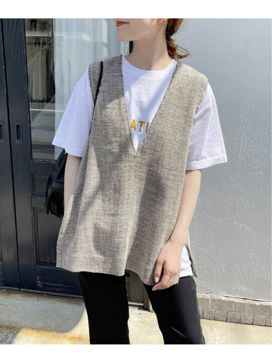楽天市場】【SALE／30%OFF】≪追加3≫リネンツイードベスト 
