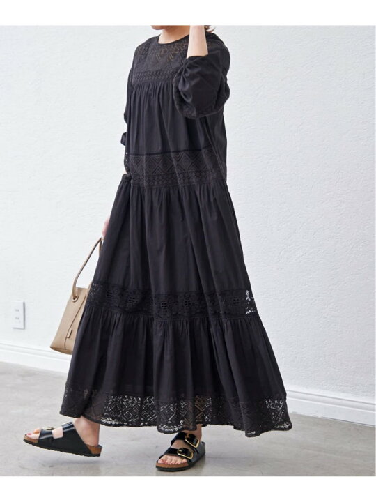 楽天市場】【SALE／30%OFF】HYU レースギャザーワンピース Spick  