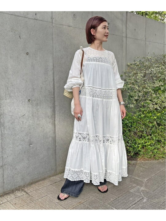 楽天市場】【SALE／30%OFF】HYU レースギャザーワンピース Spick  