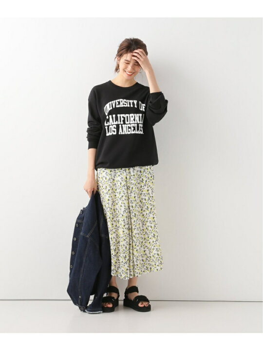 楽天市場】【SALE／50%OFF】DEVEAUXレモンプリントフレアースカート  