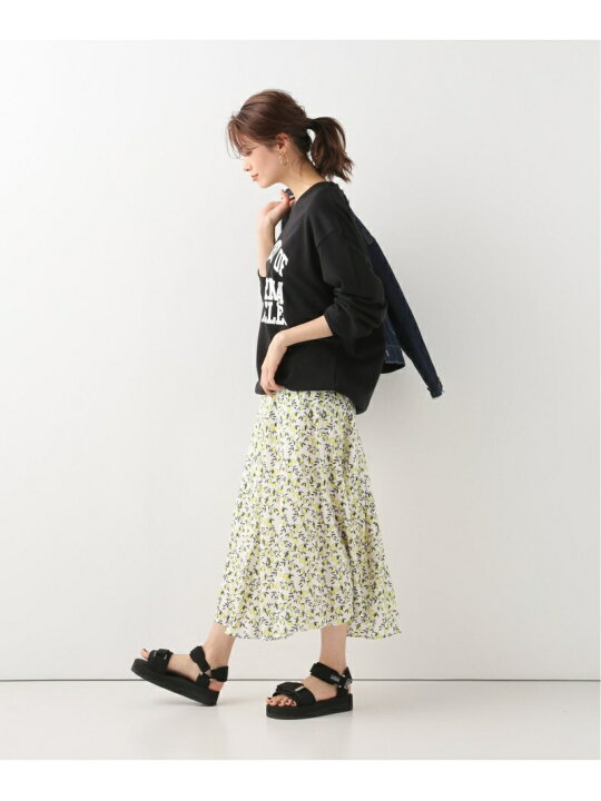 楽天市場】【SALE／50%OFF】DEVEAUXレモンプリントフレアースカート  