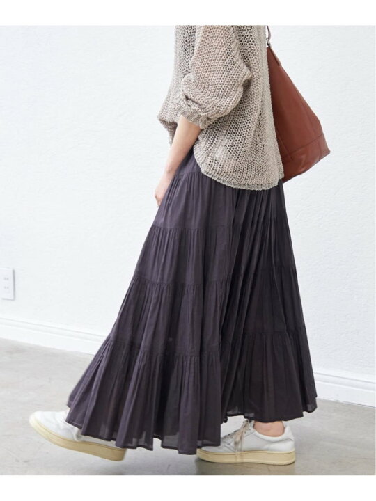 楽天市場】【SALE／30%OFF】HYU 100/ボイルティアードスカート Spick  