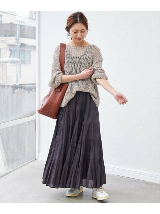 楽天市場】【SALE／30%OFF】HYU 100/ボイルティアードスカート Spick  