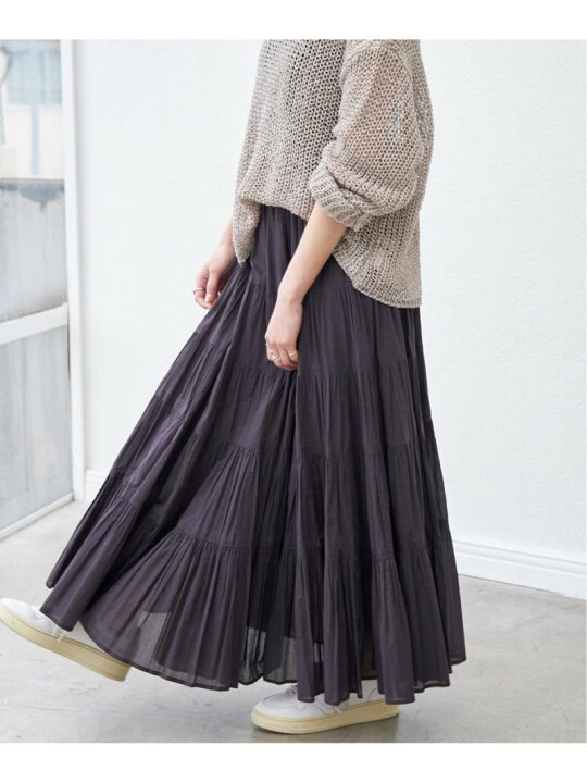 楽天市場】【SALE／30%OFF】HYU 100/ボイルティアードスカート Spick  