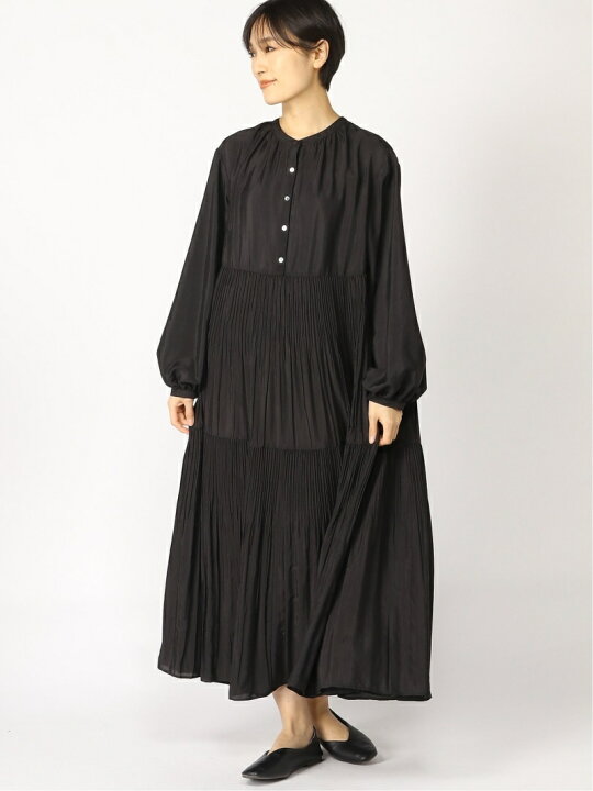 楽天市場】【SALE／50%OFF】ワッシャーサテンティアードワンピース  