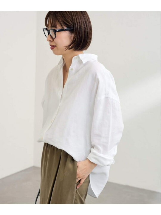 楽天市場】【SALE／30%OFF】LIBECO-LINENオーバーシャツ FRAMeWORK 