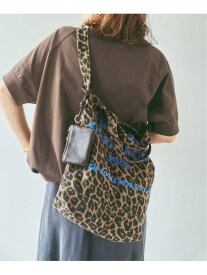 《WEB限定 / 追加3予約》別注 CONTROL FREAK WASHED LOGOトート ミニポーチ付き Spick & Span スピックアンドスパン バッグ トートバッグ グレー ブラウン【先行予約】*【送料無料】[Rakuten Fashion]