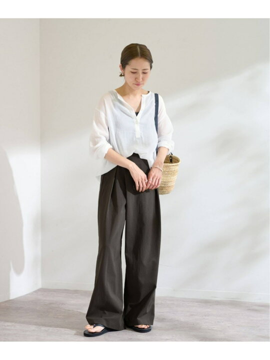 楽天市場】【SALE／30%OFF】撥水リサイクルPeラップワイドパンツ 