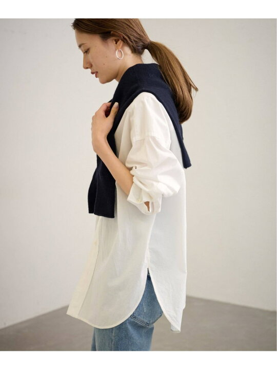 楽天市場】ラウンドテールLONGシャツ FRAMeWORK フレームワーク  