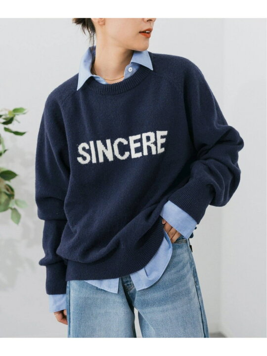 楽天市場】【SALE／30%OFF】ラグランロゴニットプルオーバー Spick 
