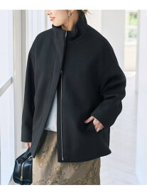 《40周年 別注 / 予約》TICCA / ティッカ スタンドネックブルゾン Spick & Span スピックアンドスパン ジャケット・アウター ブルゾン・ジャンパー ベージュ ブラック【先行予約】*【送料無料】[Rakuten Fashion]