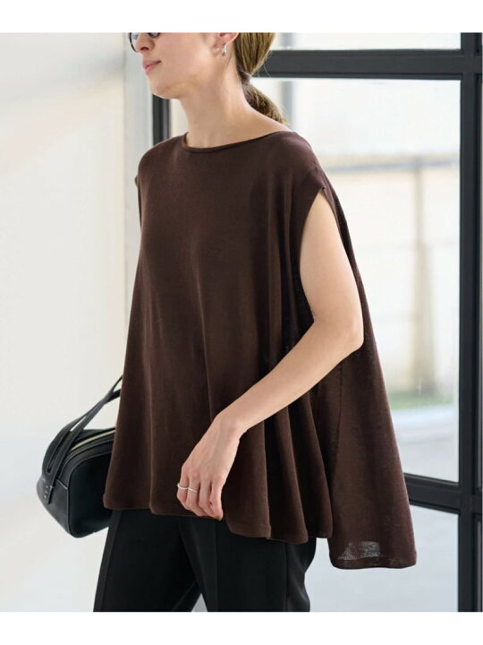 楽天市場】【SALE／30%OFF】麻混ノースリーブフレアプルオーバー 