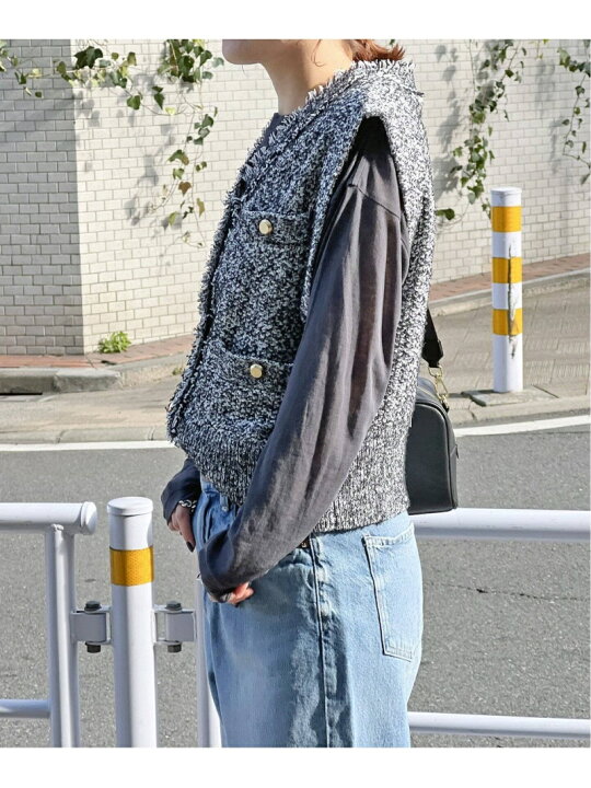 楽天市場】【SALE／30%OFF】ツィードニットベスト Spick & Span 