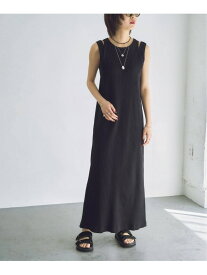 《追加予約》トタンリブWストラップワンピース Spick & Span スピックアンドスパン ワンピース・ドレス ワンピース ブラック【先行予約】*【送料無料】[Rakuten Fashion]