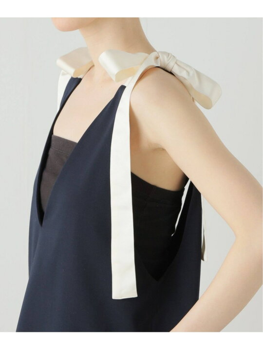 楽天市場】【SALE／30%OFF】ショルダーリボンミニワンピース U by  