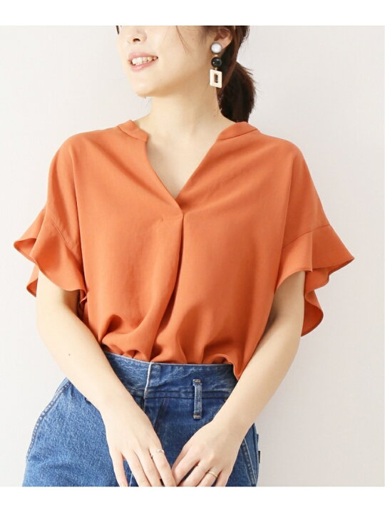 楽天市場】【SALE／60%OFF】フレアスリーブスキッパーブラウス Spick 