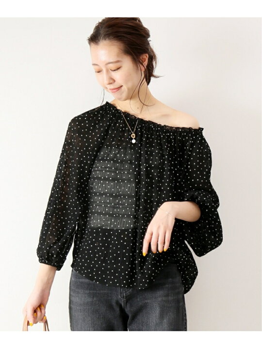 楽天市場】【SALE／60%OFF】シャーリングドットブラウス Spick & Span  