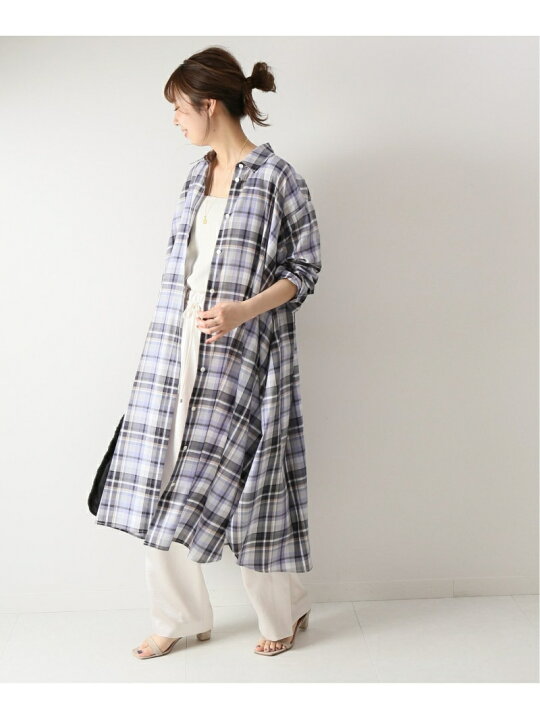 楽天市場】【SALE／60%OFF】マルチタータンチェックフレアシャツワンピ  
