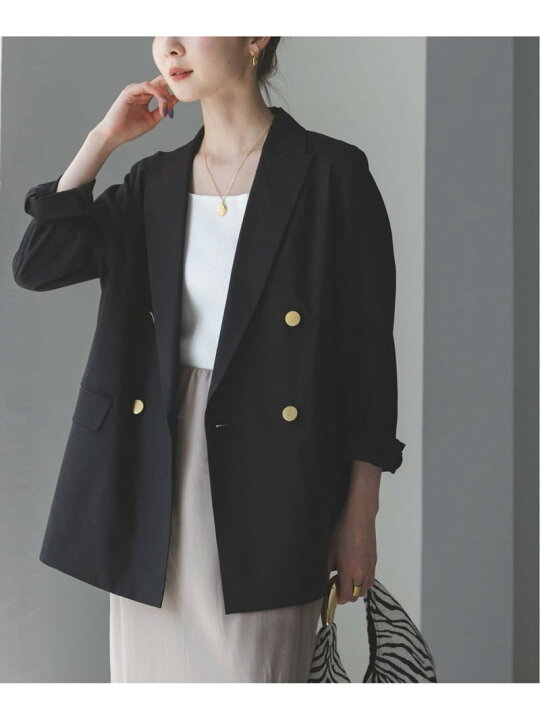 楽天市場】【SALE／30%OFF】《追加》麻ストレッチピークドラペルダブル 