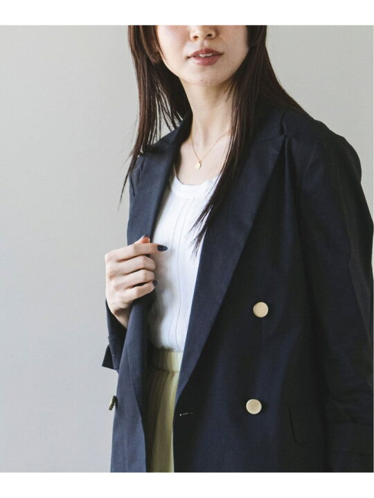 楽天市場】【SALE／30%OFF】《追加》麻ストレッチピークドラペルダブル 