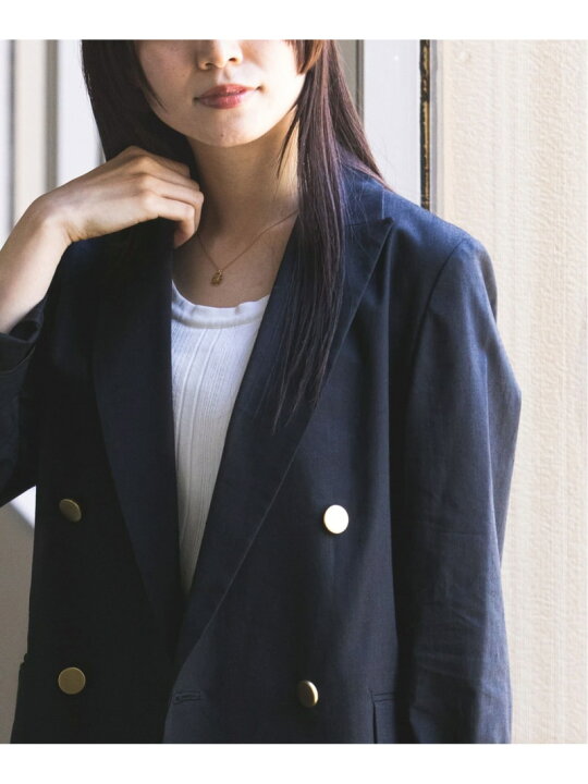 楽天市場】【SALE／30%OFF】《追加》麻ストレッチピークドラペルダブル 