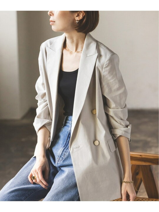 楽天市場】【SALE／30%OFF】《追加》麻ストレッチピークドラペル 