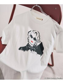【SALE／20%OFF】《WEB限定 / 追加2》GOOD ROCK SPEED 別注The DEVIL WEARS PRADA Spick & Span スピックアンドスパン トップス カットソー・Tシャツ ホワイト ブラック【RBA_E】【送料無料】[Rakuten Fashion]