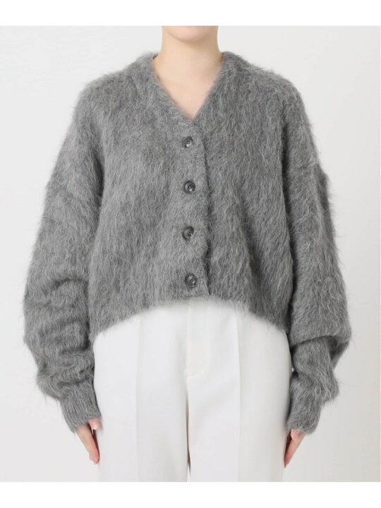 楽天市場】【SALE／30%OFF】アルパカ混シャギーショートカーデ NOBLE 
