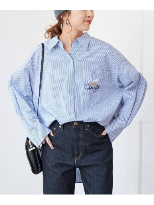 楽天市場】刺繍オーバーシャツ Spick & Span スピックアンドスパン 