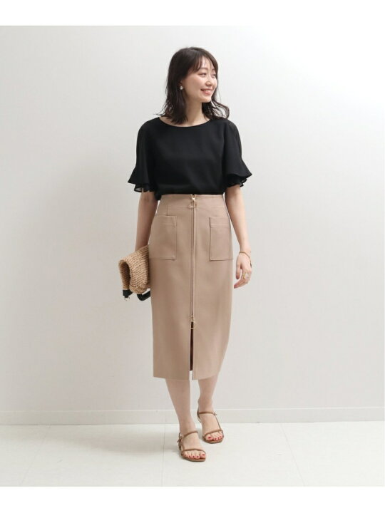 楽天市場】【SALE／50%OFF】T/Cフープジップタイトスカート NOBLE  