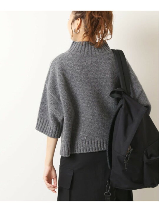 楽天市場】【SALE／30%OFF】5ブ袖ラムウールラインニット Spick & Span 