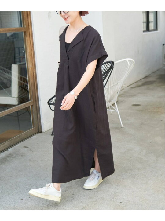 楽天市場】【SALE／30%OFF】リネンカフタンドレス Spick & Span 
