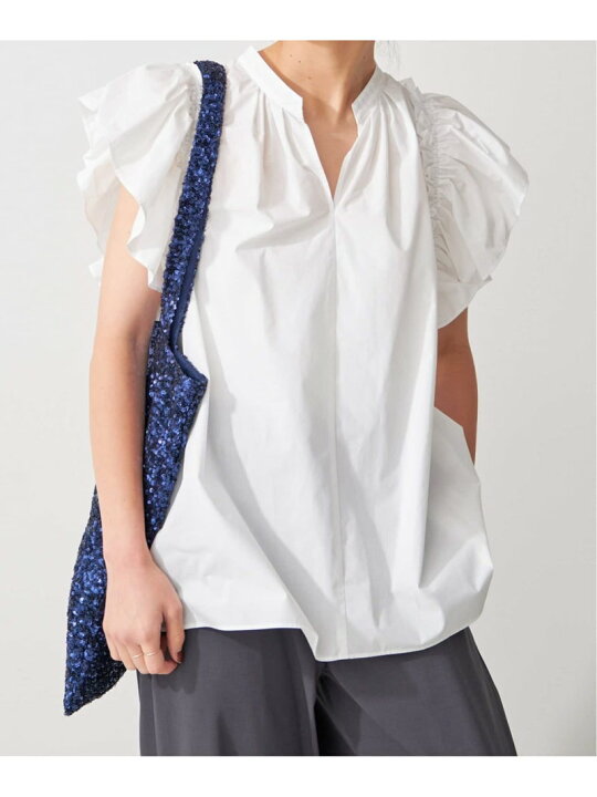楽天市場】【SALE／30%OFF】フレアスリーブスキッパーブラウス Spick 