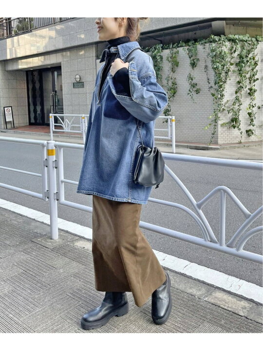 楽天市場】【SALE／30%OFF】5 1/2 HALFZIP_DENIM SHIRT Spick & Span 