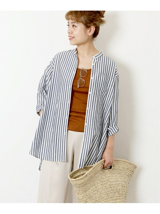 楽天市場】【SALE／60%OFF】バンドカラーチュニックシャツ Spick 