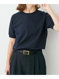 【SALE／30%OFF】《WEB限定 / 追加》18G CO/PE ハーフスリーブプルオーバー Spick & Span スピックアンドスパン トップス ニット ホワイト ベージュ ネイビー【RBA_E】【送料無料】[Rakuten Fashion]